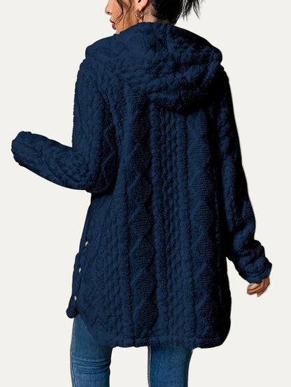 VogeLuxe | Women’s Quilted Hooded Longline Coat