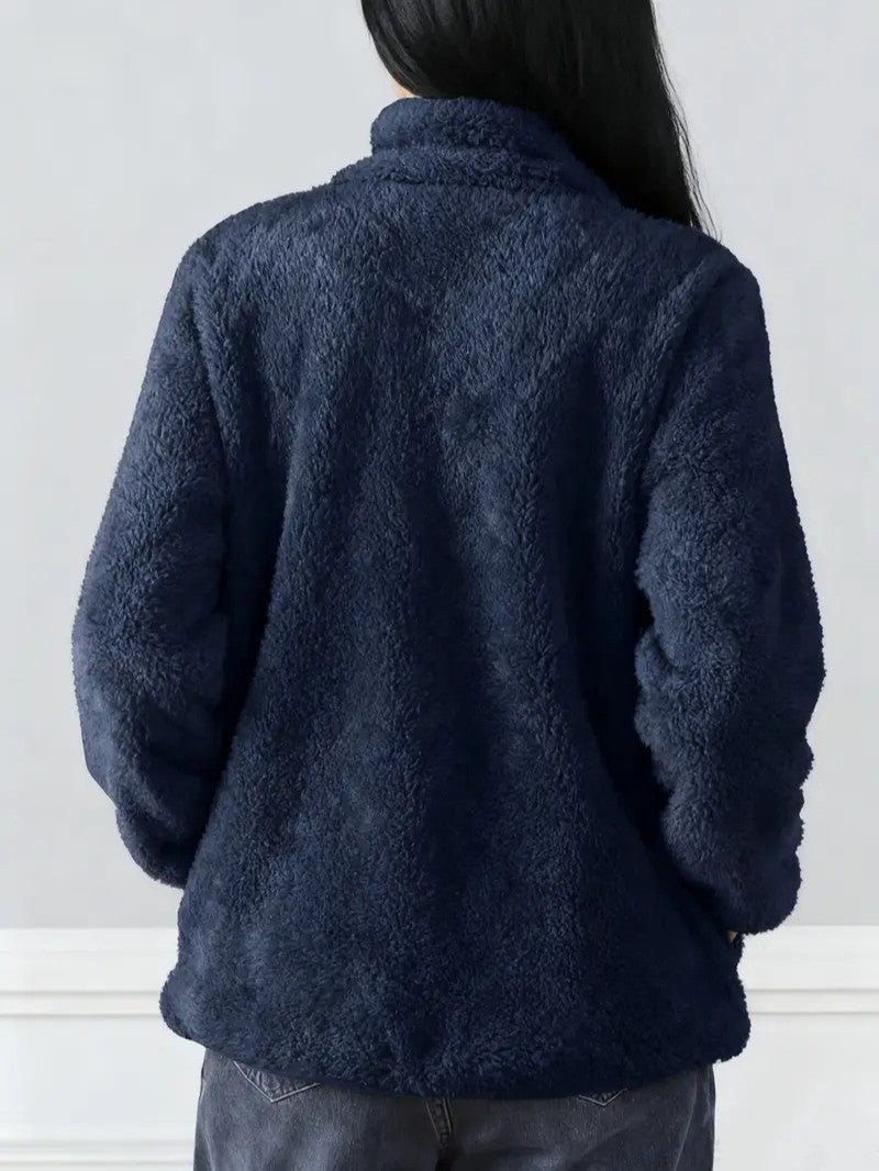 VogeLuxe | Women’s Plush High Pile Zip Front Fleece Jacket