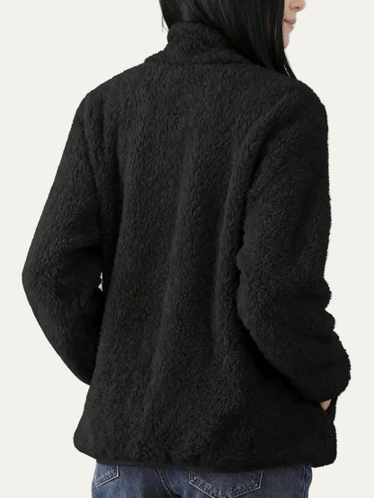 VogeLuxe | Women’s Plush High Pile Zip Front Fleece Jacket