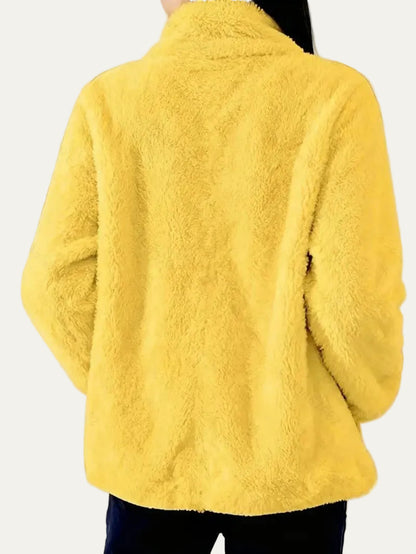 VogeLuxe | Women’s Plush High Pile Zip Front Fleece Jacket