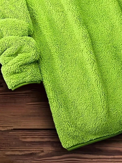 VogeLuxe | Women’s Plush High Pile Zip Front Fleece Jacket