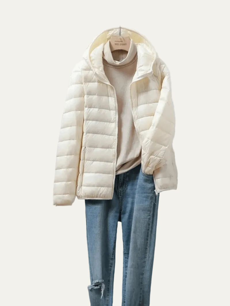 VogeLuxe | Women’s Lightweight Packable Puffer Jacket with Hood