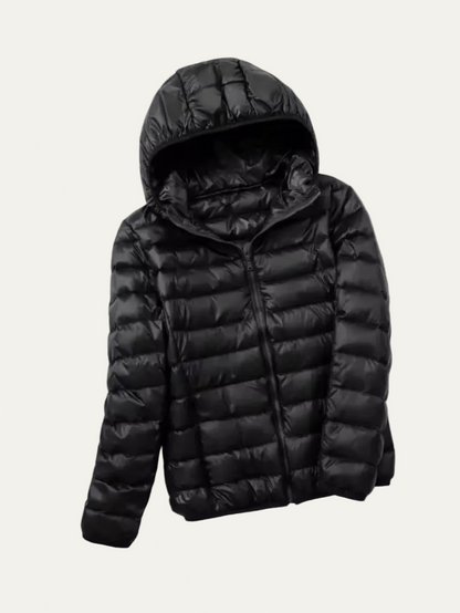 VogeLuxe | Women’s Lightweight Packable Puffer Jacket with Hood