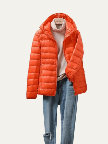 VogeLuxe | Women’s Lightweight Packable Puffer Jacket with Hood