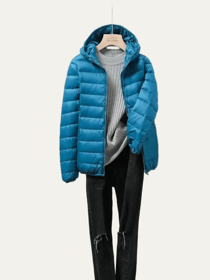 VogeLuxe | Women’s Lightweight Packable Puffer Jacket with Hood