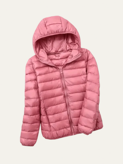 VogeLuxe | Women’s Lightweight Packable Puffer Jacket with Hood