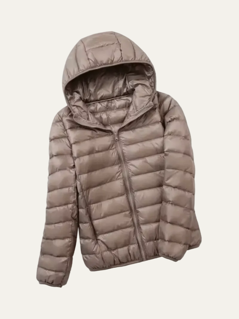 VogeLuxe | Women’s Lightweight Packable Puffer Jacket with Hood