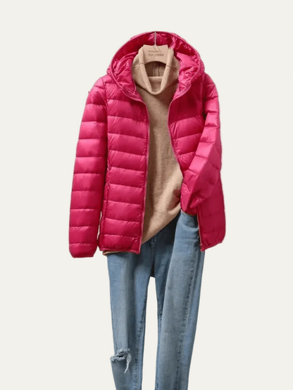 VogeLuxe | Women’s Lightweight Packable Puffer Jacket with Hood