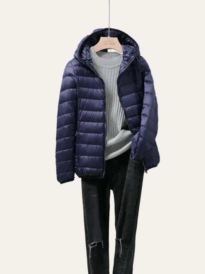 VogeLuxe | Women’s Lightweight Packable Puffer Jacket with Hood