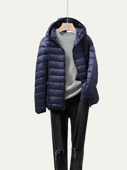 VogeLuxe | Women’s Lightweight Packable Puffer Jacket with Hood