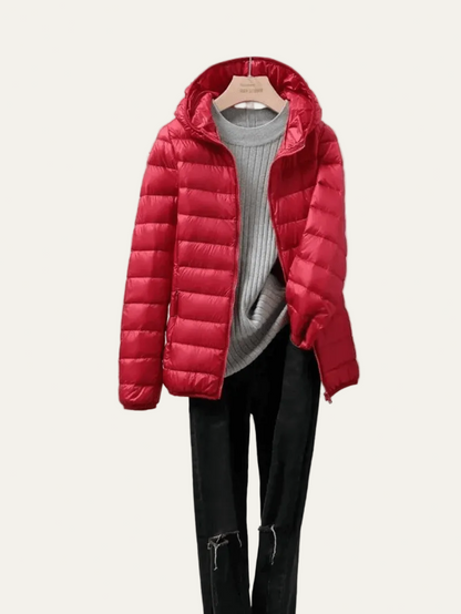VogeLuxe | Women’s Lightweight Packable Puffer Jacket with Hood