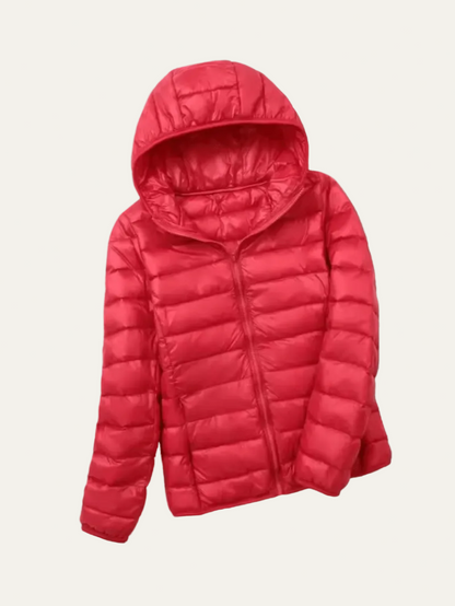 VogeLuxe | Women’s Lightweight Packable Puffer Jacket with Hood