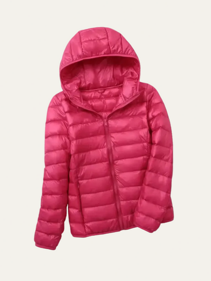VogeLuxe | Women’s Lightweight Packable Puffer Jacket with Hood