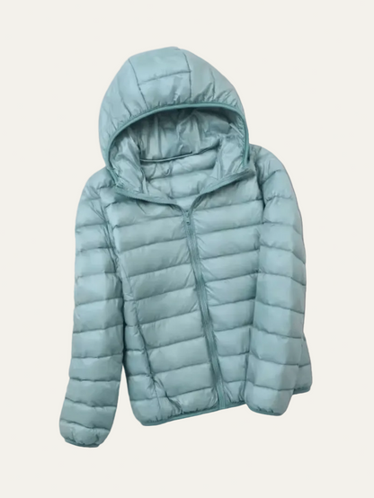 VogeLuxe | Women’s Lightweight Packable Puffer Jacket with Hood