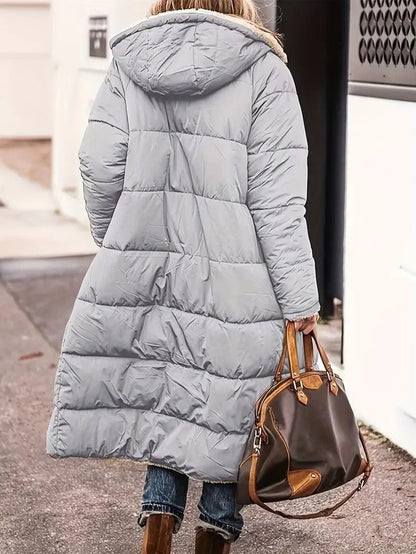 VogeLuxe | Women’s Reversible Hooded Longline Winter Coat