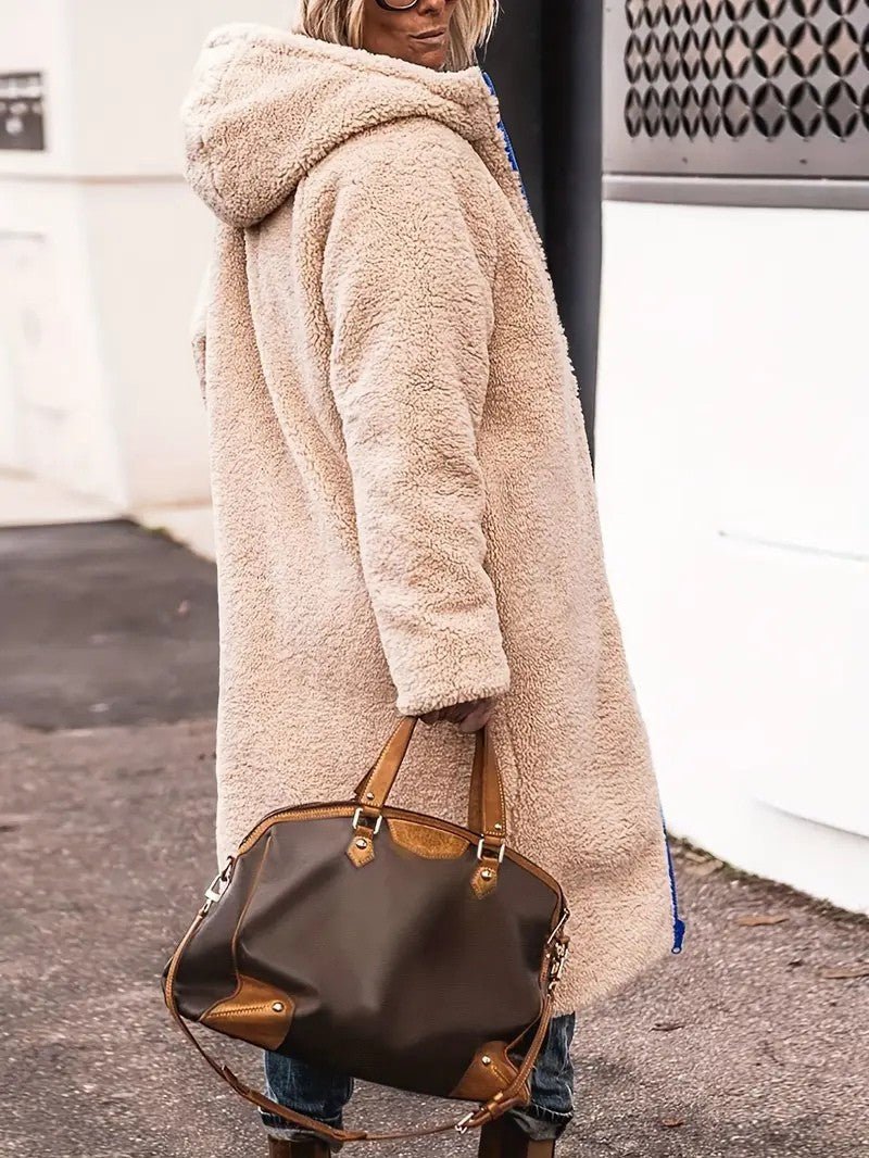 VogeLuxe | Women’s Reversible Hooded Longline Winter Coat