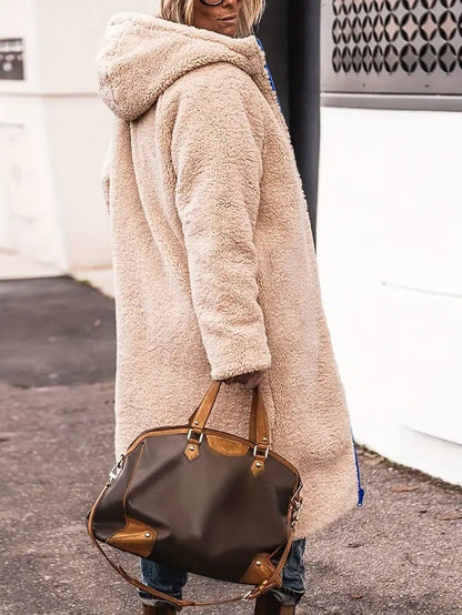 VogeLuxe | Women’s Reversible Hooded Longline Winter Coat