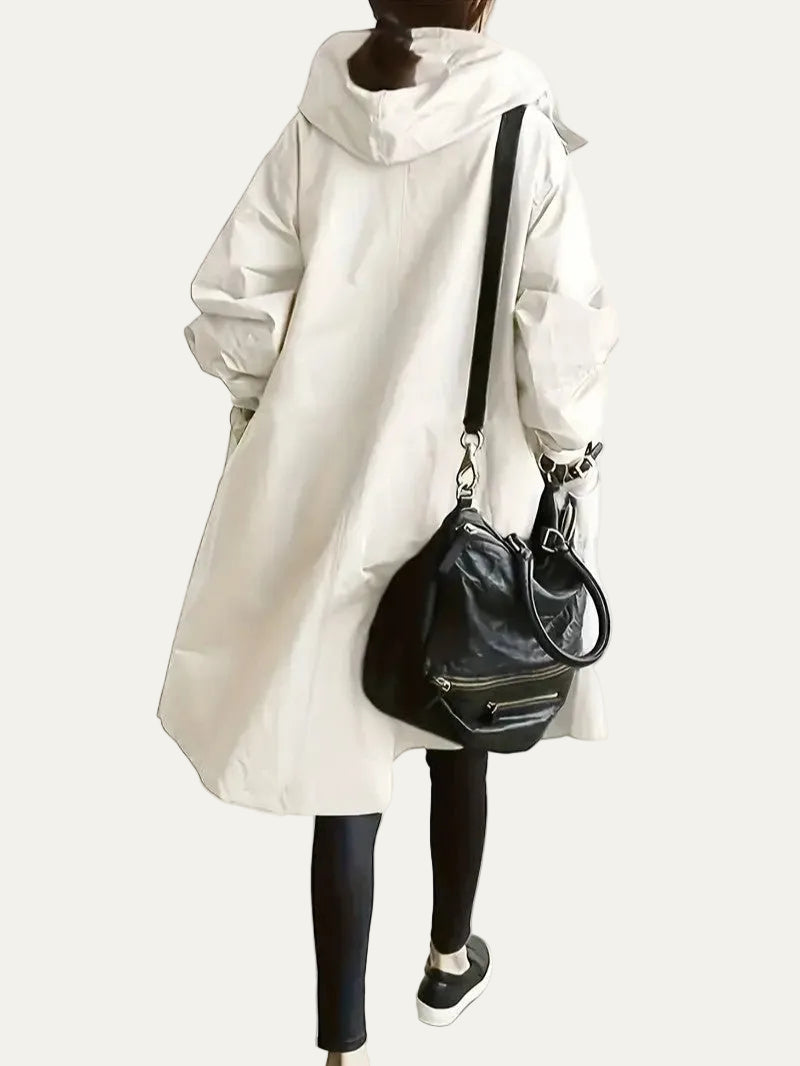 VogeLuxe | Women’s Longline Hooded Rain Parka