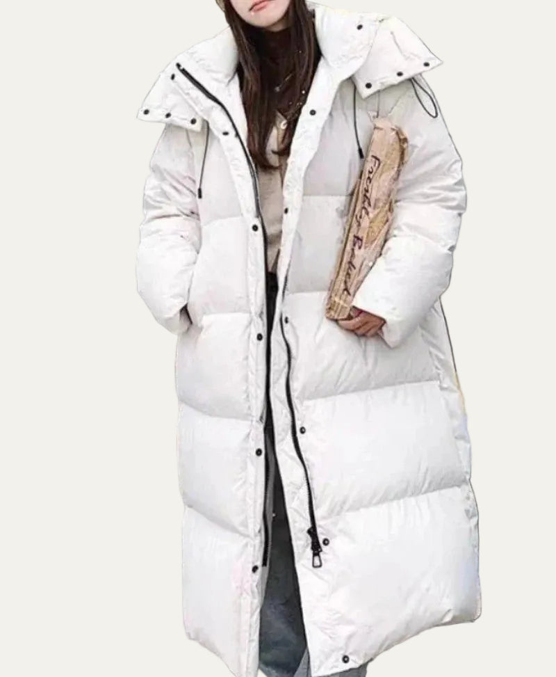 VogeLuxe | Women’s Oversized Quilted Ankle Length Puffer Coat