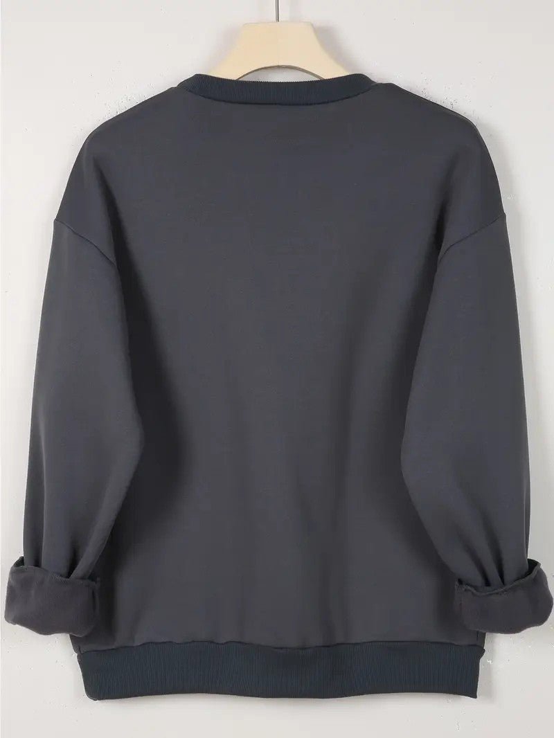 VogeLuxe | Women’s Christmas Gnome Crewneck Sweatshirt