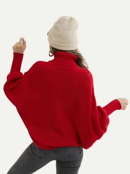 VogeLuxe | Women’s Oversized Merry Turtleneck Sweater