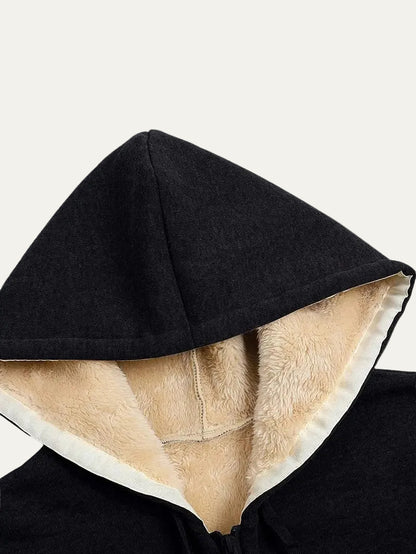 VogeLuxe | Women’s Reversible Plush Fleece Full Zip Hoodie