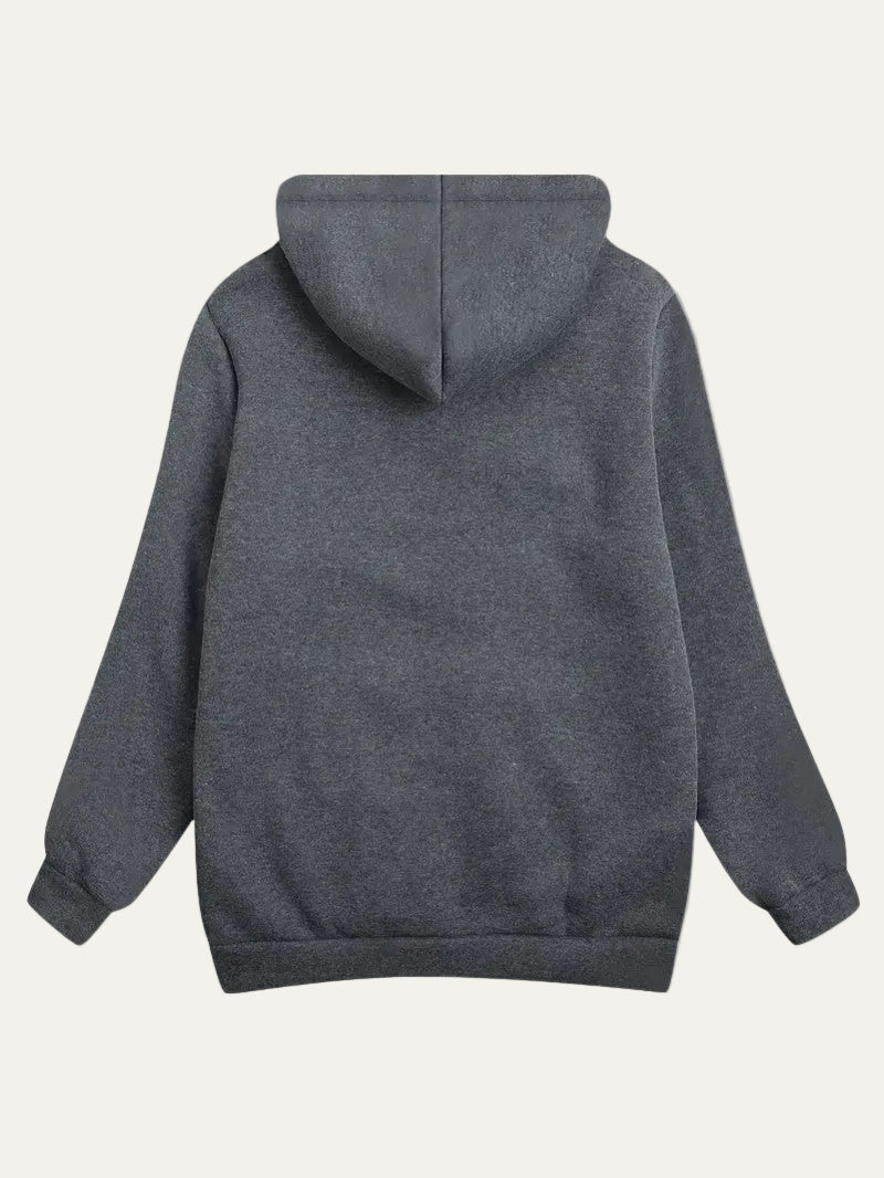VogeLuxe | Women’s Reversible Plush Fleece Full Zip Hoodie