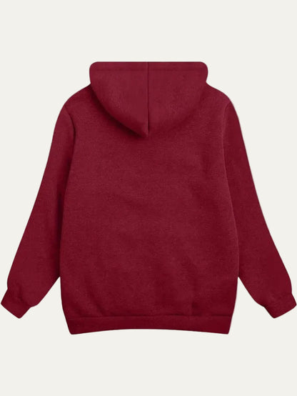 VogeLuxe | Women’s Reversible Plush Fleece Full Zip Hoodie