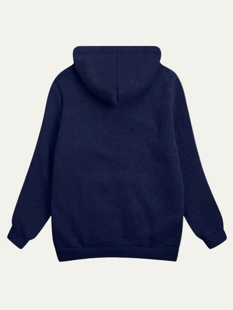 VogeLuxe | Women’s Reversible Plush Fleece Full Zip Hoodie