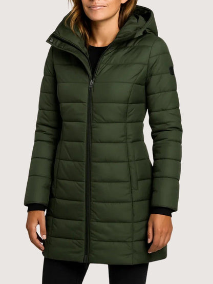 VogeLuxe | Women’s Slim Fit Quilted Puffer Parka