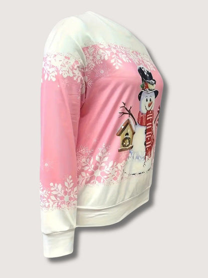 VogeLuxe | Women’s Snowman Crewneck Jumper