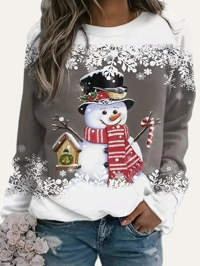 VogeLuxe | Women’s Snowman Crewneck Jumper