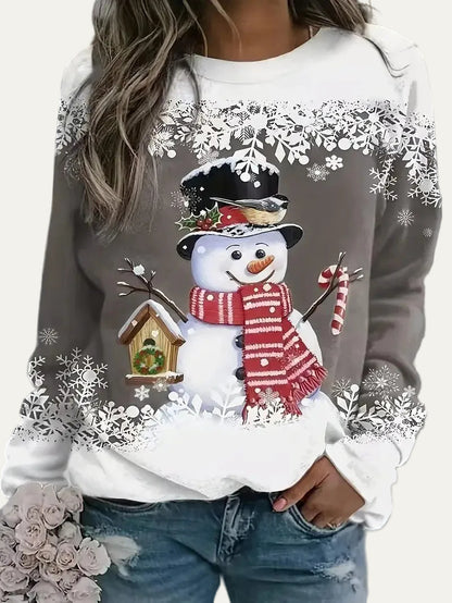 VogeLuxe | Women’s Snowman Crewneck Jumper