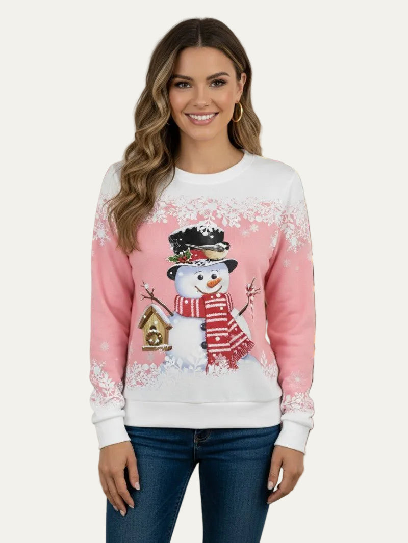 VogeLuxe | Women’s Snowman Crewneck Jumper