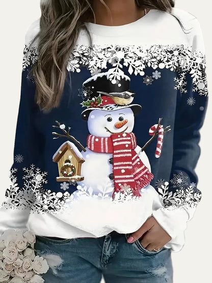 VogeLuxe | Women’s Snowman Crewneck Jumper