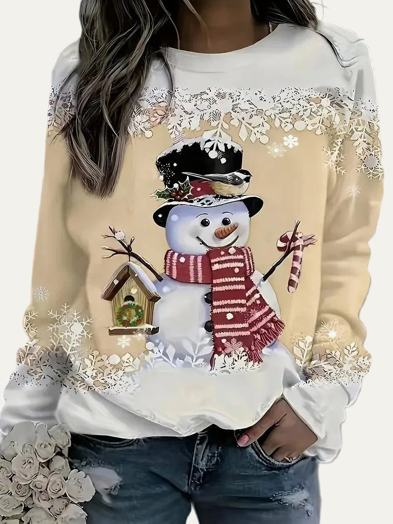 VogeLuxe | Women’s Snowman Crewneck Jumper