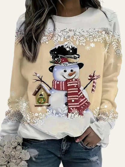 VogeLuxe | Women’s Snowman Crewneck Jumper