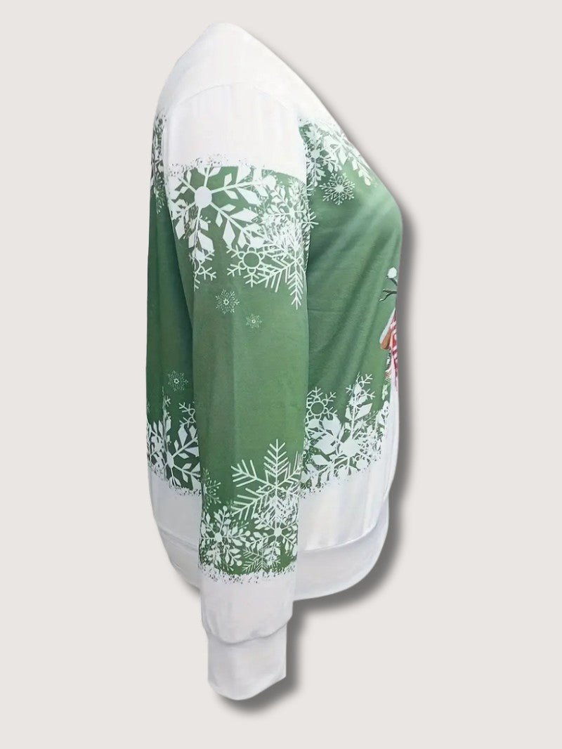 VogeLuxe | Women’s Snowman Crewneck Jumper
