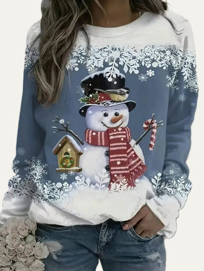 VogeLuxe | Women’s Snowman Crewneck Jumper