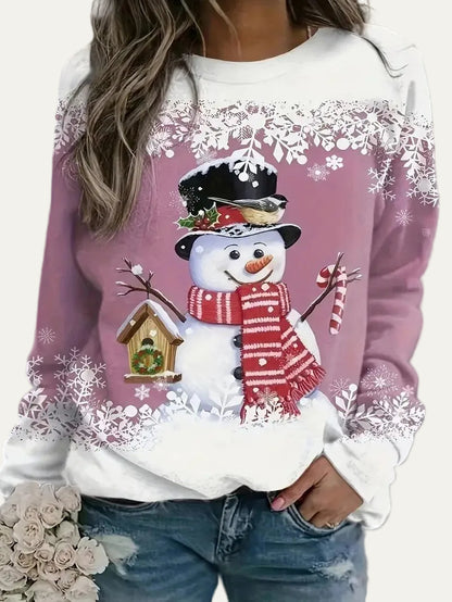VogeLuxe | Women’s Snowman Crewneck Jumper