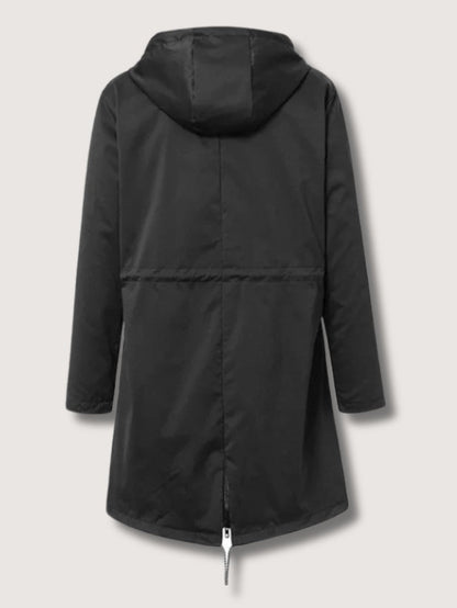 VogeLuxe | Women’s Hooded Nautical Windbreaker Coat