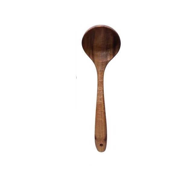 Natural Teak Kitchen Tool Set