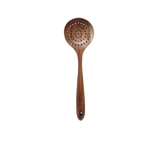 Natural Teak Cooking Utensil Set