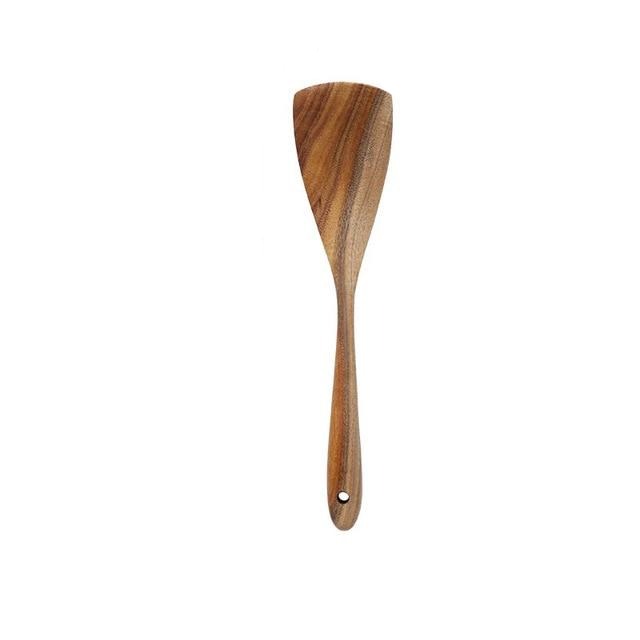 Natural Teak Cooking Utensil Set