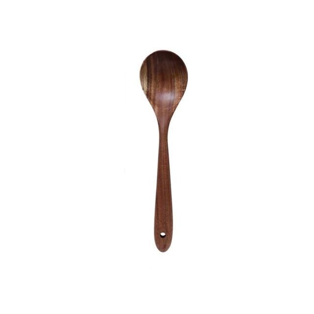 Natural Teak Kitchen Tool Set