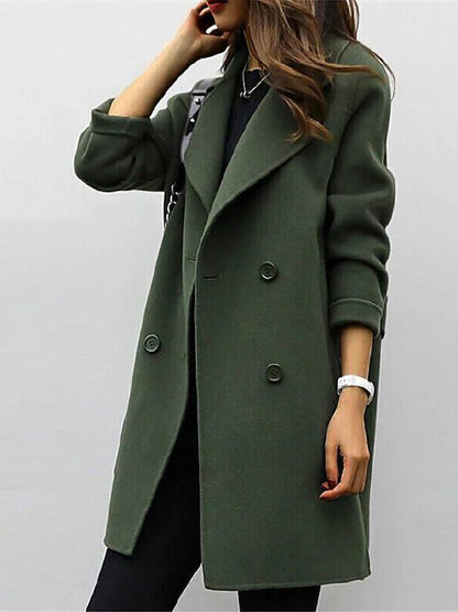 Mette | Chic Double Button Coat