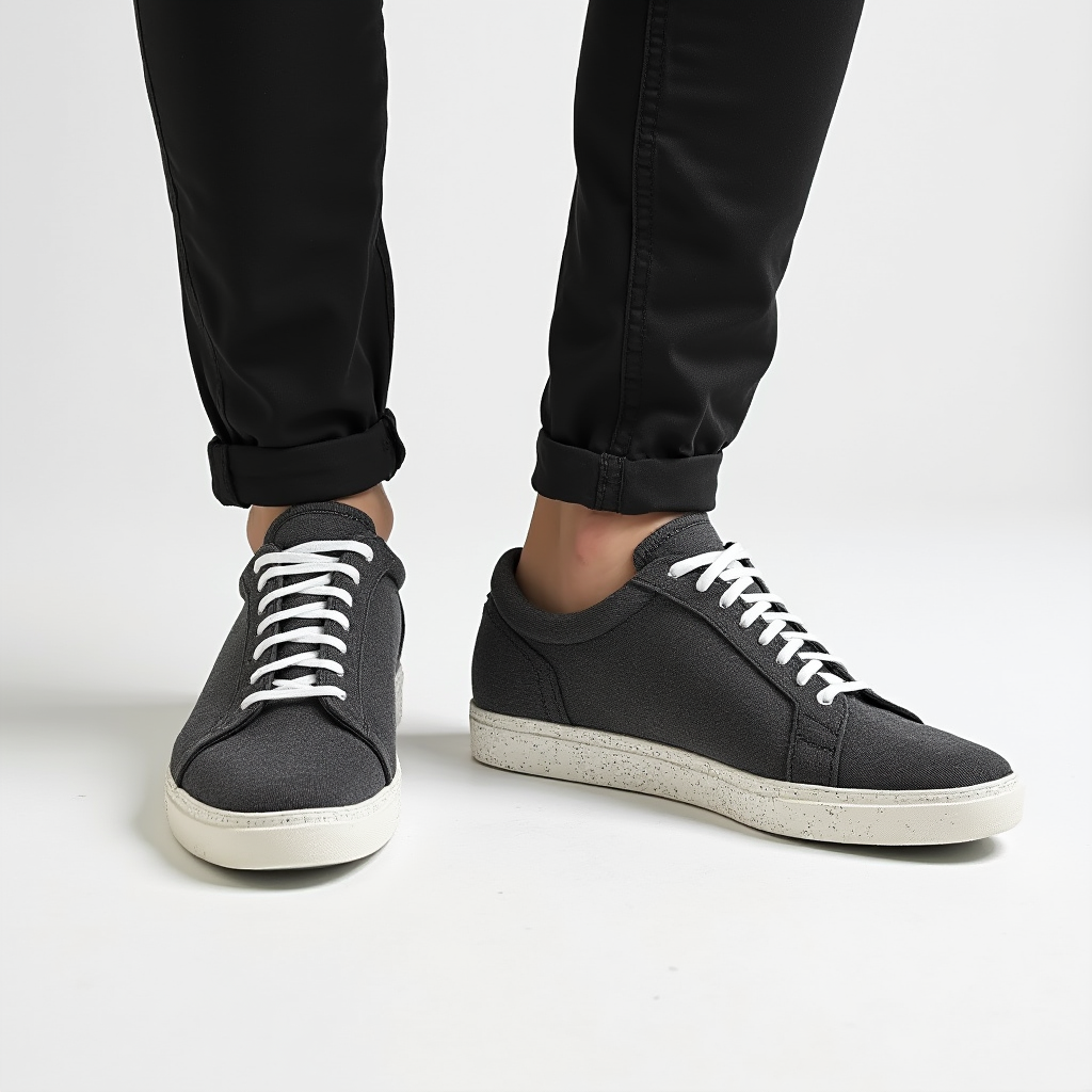 Classic Men's Low Top Lace Sneakers - VogeLuxe