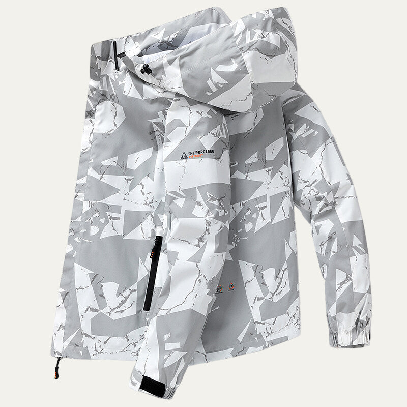 VogeLuxe | Men’s Technical Hooded Outdoor Shell Jacket