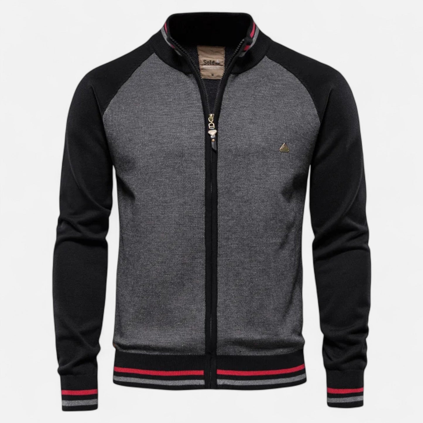 Classic Crew Neck Dual Color Sweater