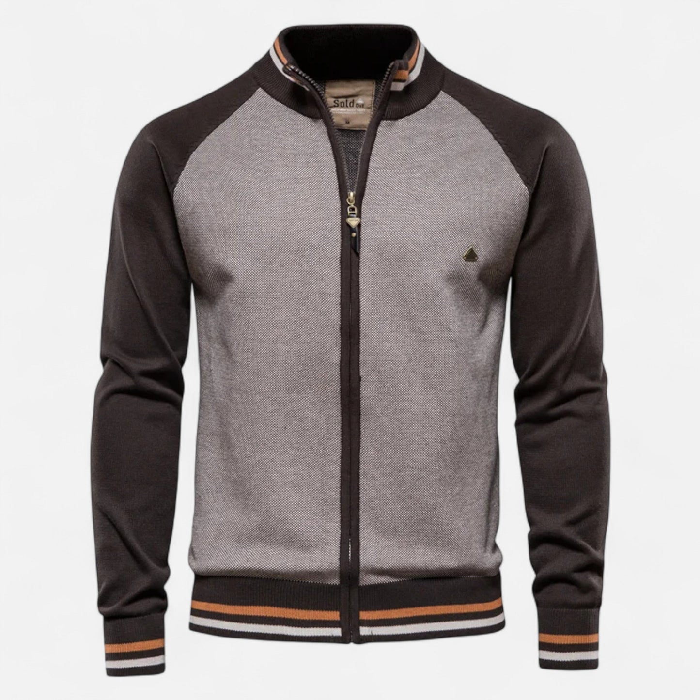 Classic Crew Neck Dual Color Sweater